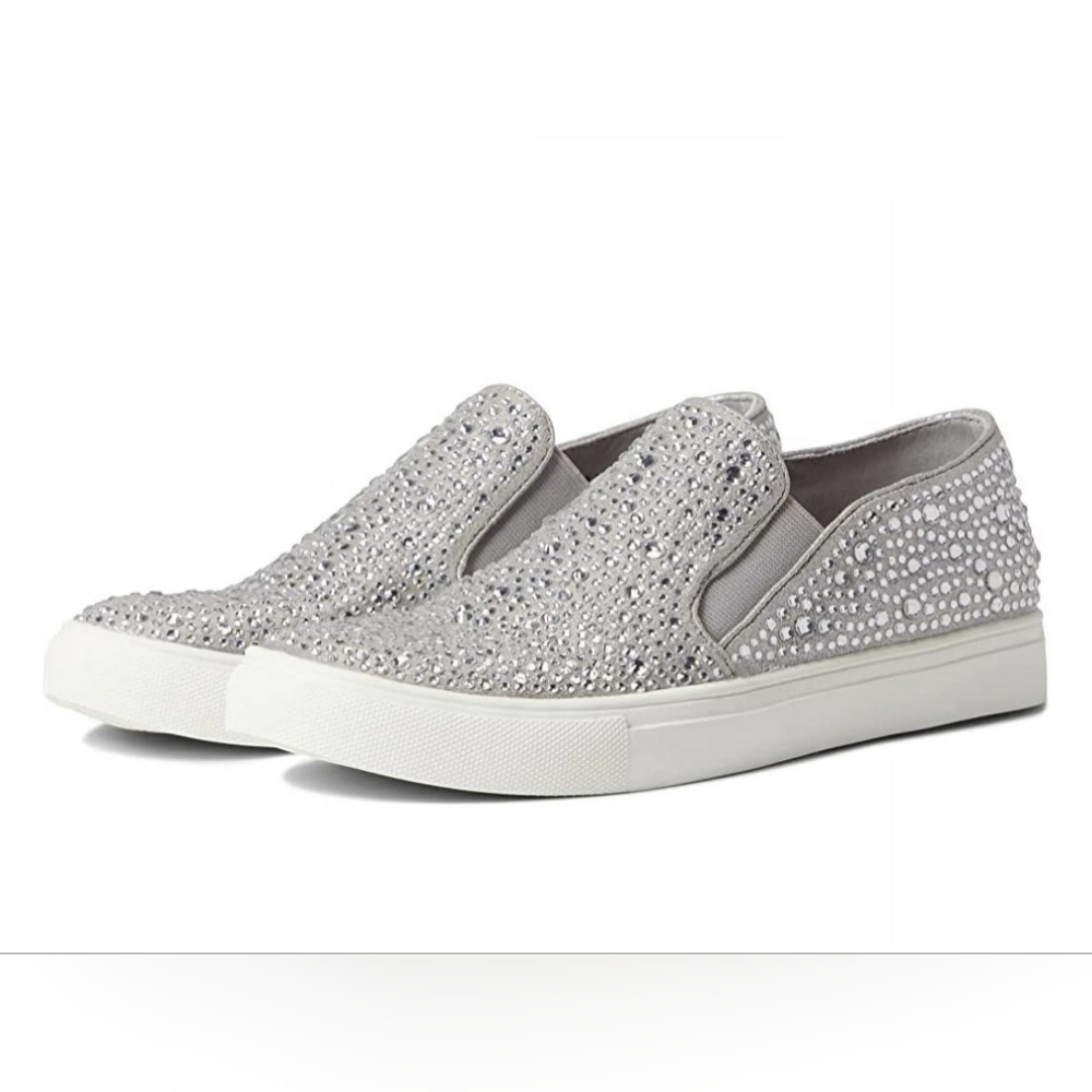 Steve Madden Rhinestone Slip-On Sneakers